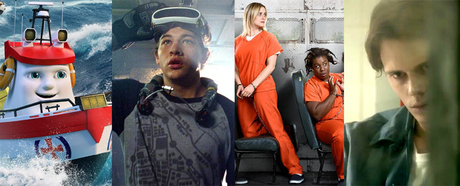 Anchors Up, Ready Player One, Orange Is the New Black, Castle Rock