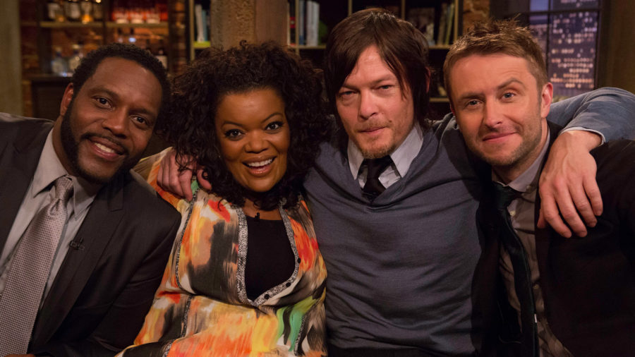 Talking Dead, Yvette Nicole Brown, Chris Hardwick, Norman Reedus, Chad Coleman
