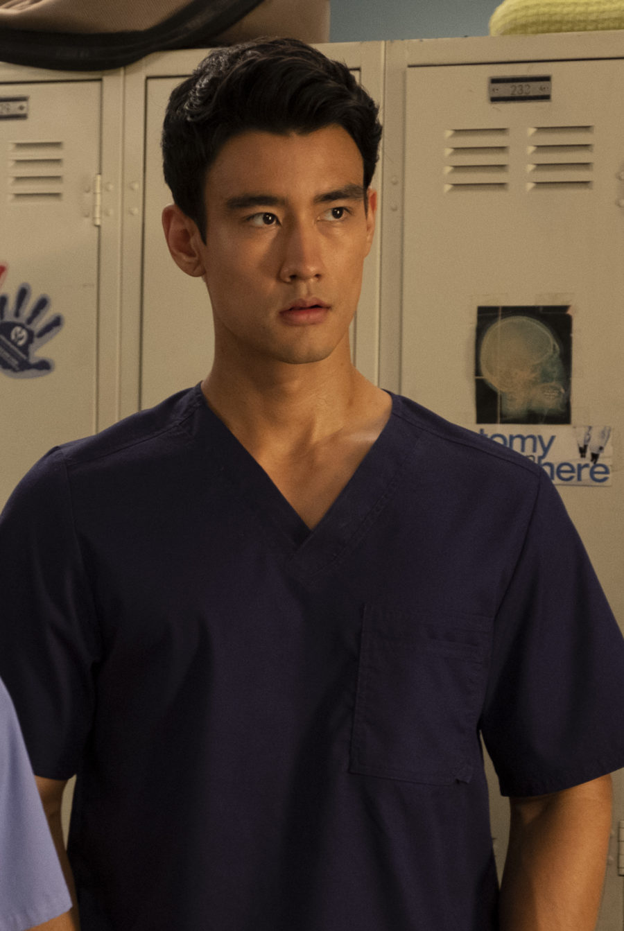 GREY'S ANATOMY - "Gut Feeling" - Meredith works on a patient who happens to specialize in matchmaking, and a seemingly drunk patient pushes Richard's buttons and gives him a medical mystery to solve. Meanwhile, Maggie tries to reach Teddy after bearing the burden of her secret becomes overwhelming as she struggles with issues in her own personal life on "Grey's Anatomy," THURSDAY, OCT. 4 (8:00-9:01 p.m. EDT), on The ABC Television Network. (ABC/John Fleenor) ALEX LANDI