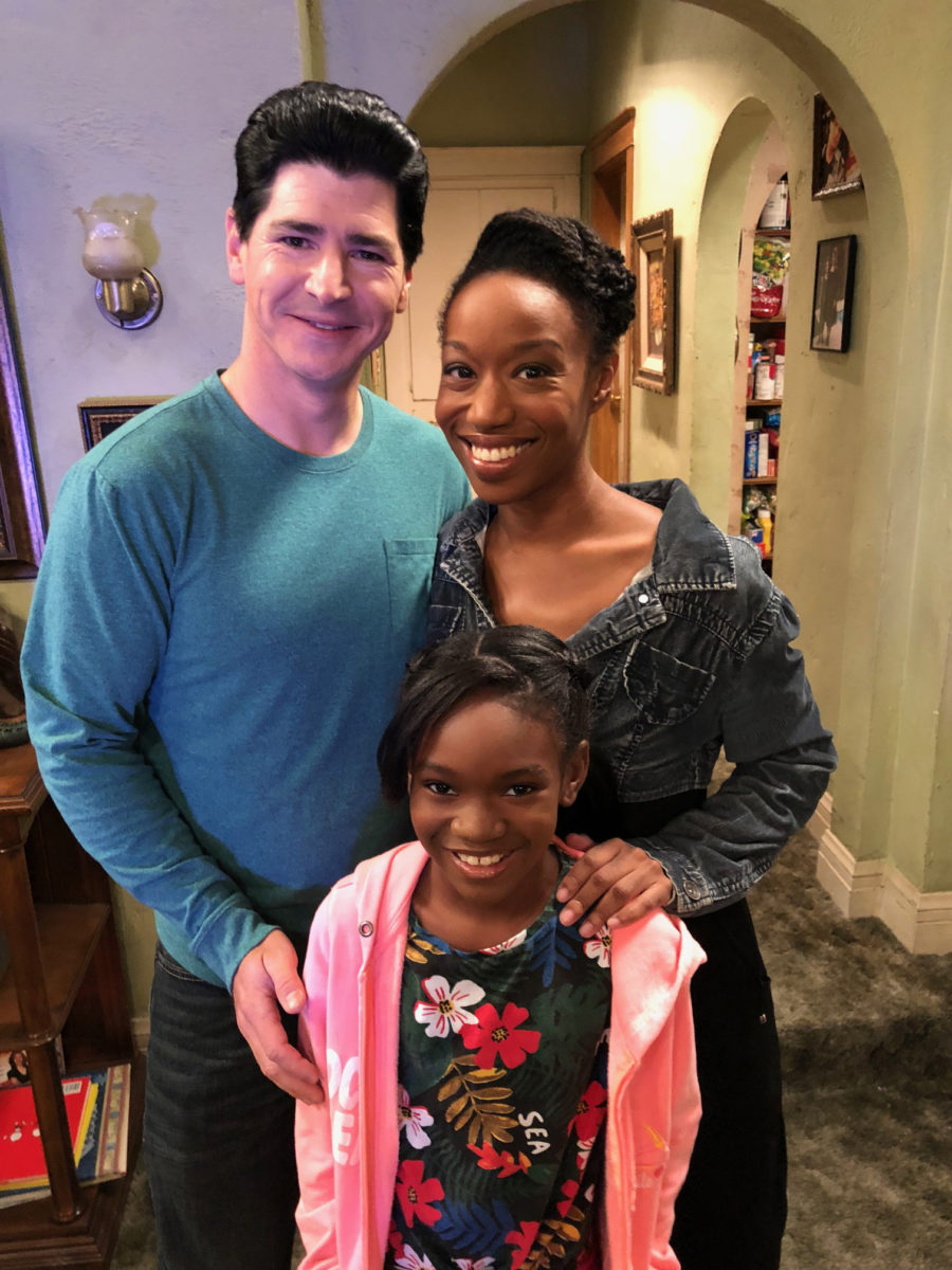 THE CONNERS – "Keep on Truckin'" - Actress Maya Lynne Robinson joins the cast of "The Conners" as a series regular. (ABC) MICHAEL FISHMAN, MAYA LYNNE ROBINSON, JAYDEN REY