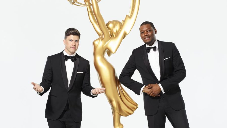 Emmys 2018 hosts Colin Jost, Michael Che