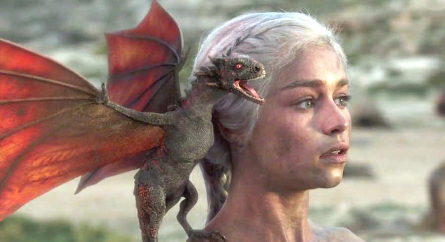 Game of Thrones, Daenerys Targaryen, Dany, dragon, Season 1