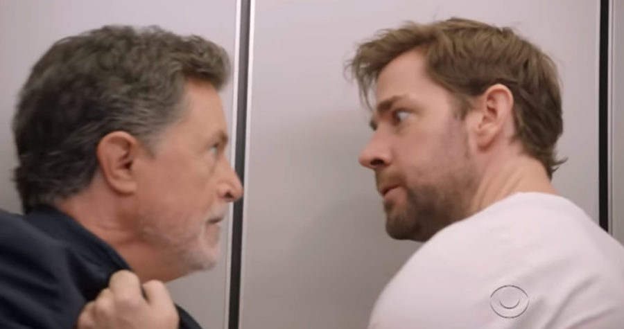 Stephen Colbert, John Krasinski, The Late Show