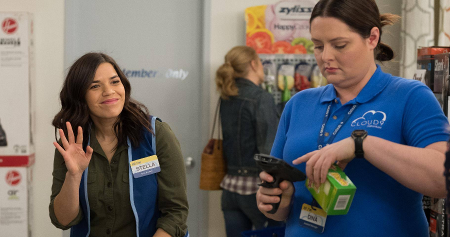 America Ferrera and Lauren Ash in Superstore