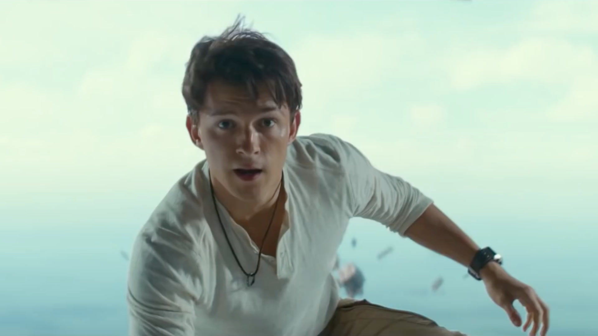 Tom Holland in Columbia Pictures' 'Uncharted.' Photo by: Clay Enos.